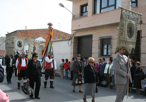 Desfile de estandartes.