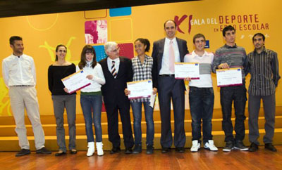 Isabel Márquez y José Antonio Ramírez premiados en la XI Gala del Deporte en Edad Escolar