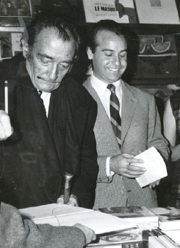 Antonio Ximénez con Dalí