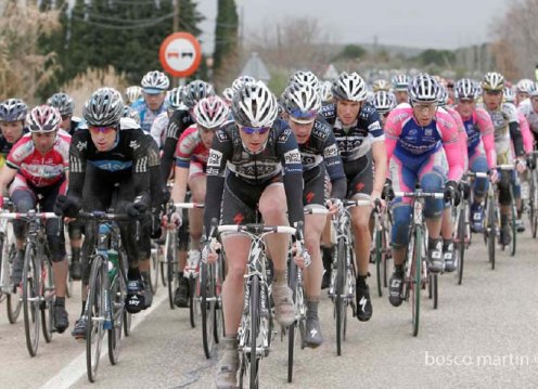 Equipo de Sergio en carrera