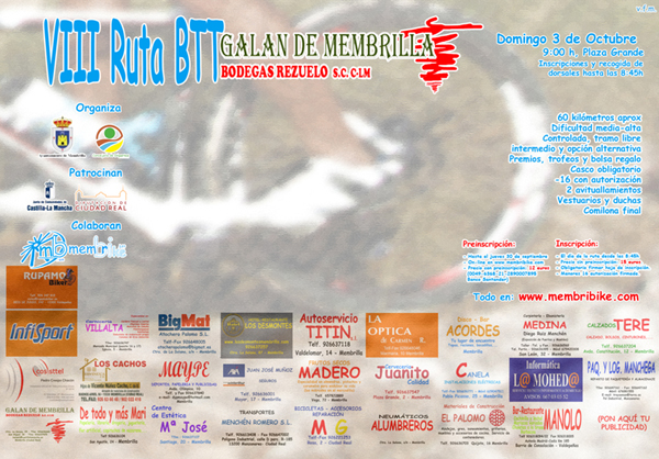 VIII Ruta BTT Galán de Membrilla 2010