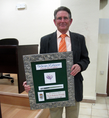 Vicente Ballesteros gana el premio Rosa del Azafrán