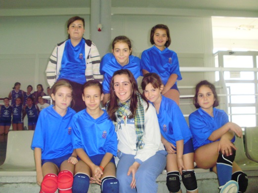 Equipo alevín femenino de voleibol de Membrilla