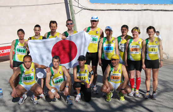 Los populares del C.A. Membrilla demuestran con hechos que la preparación para el maratón de Madrid va viento en popa