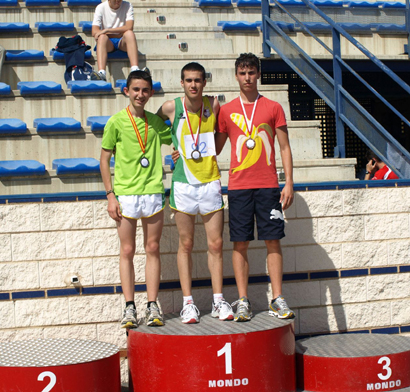 Lluvia de medallas en la tercera jornada del Campeonato Provincial Cadete Juvenil