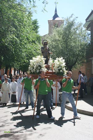 Membrilla disfruta de su romería de San Isidro pese a la tormenta del sábado