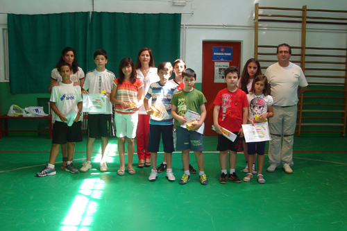 Alumnos premiados en las diferentes convocatorias.