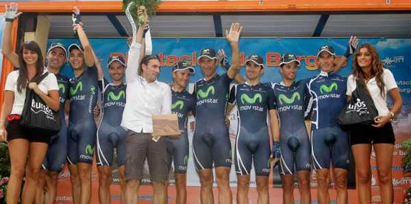 Sergio Pardilla y el Movistar Team vencen en la contrarreloj de la Vuelta a Burgos