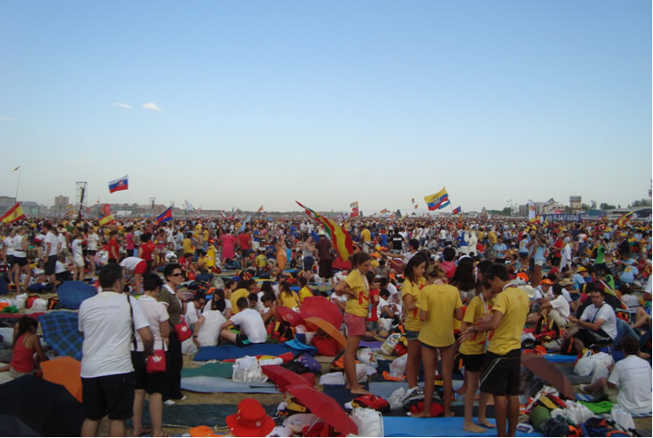 Peregrinos de Membrilla en las JMJ