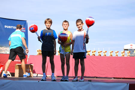 Carlos Moraleda Lozano, campeón alevín.