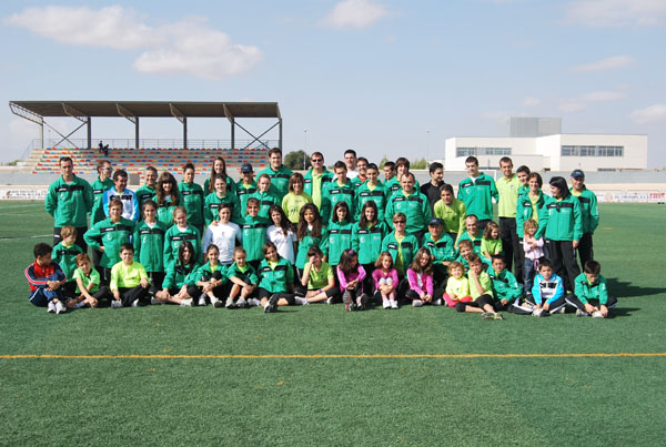 Javier Cienfuegos con el Club Atletismo Membrilla