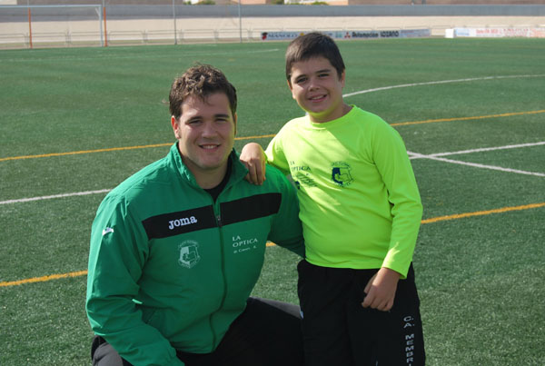 Javier Cienfuegos con el Club Atletismo Membrilla