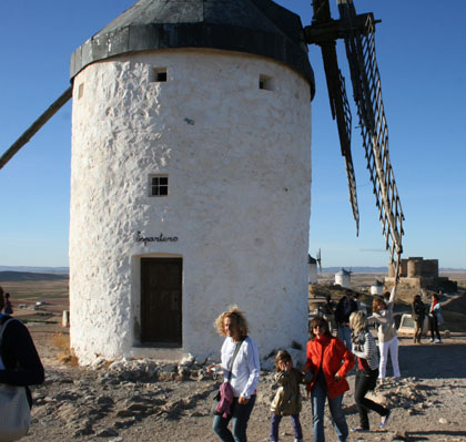 Visita a los molinos de viento de Consuegra