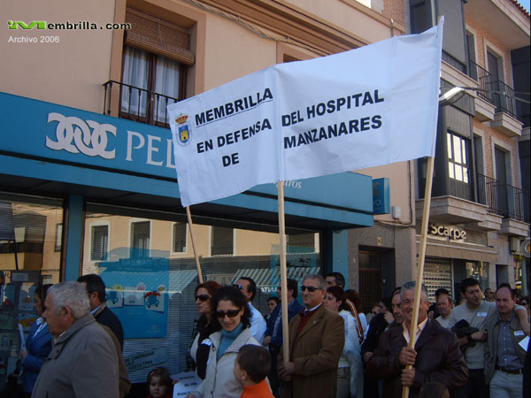 Membrilla en defensa del Hospital de Manzanares