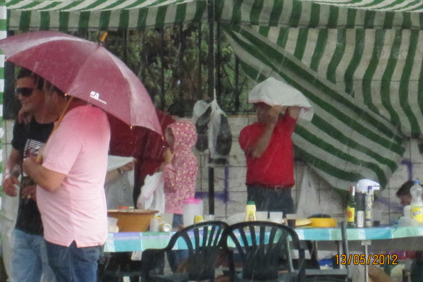 Bailando bajo la lluvia