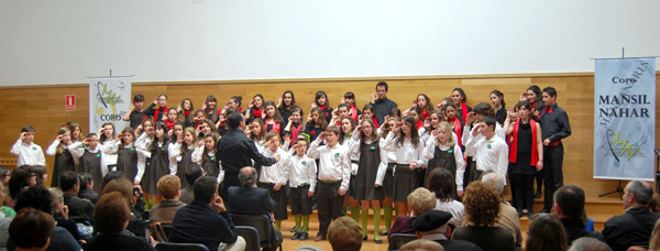 primera JORNADA DE CANTO PARA VOCES BLANCAS, organizada por el Coro Mansil Nahar