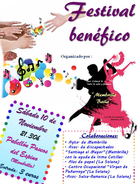 Festival a beneficio de la Asociación de Discapacitados Santiago el Mayor