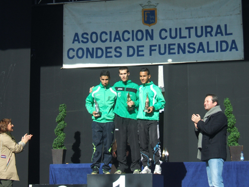 Exhibición de Ismael Quiñones y terceras plazas para Manuel Jiménez y Carlos Moraleda en el Cross de Fuensalida