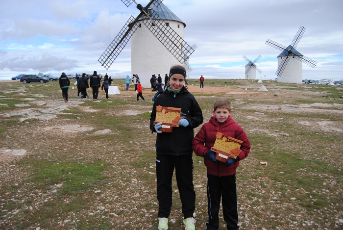 Los gigantes del C.A. Membrilla corren el Cross Villa de los Molinos de Campo de Criptana