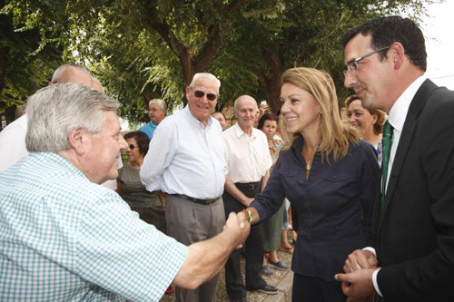 La Presidenta regional asiste en Membrilla al inicio de campaña de vendimia