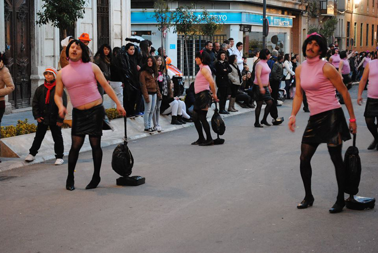 Las peñas de Membrilla participan en el carnaval de Valdepeñas