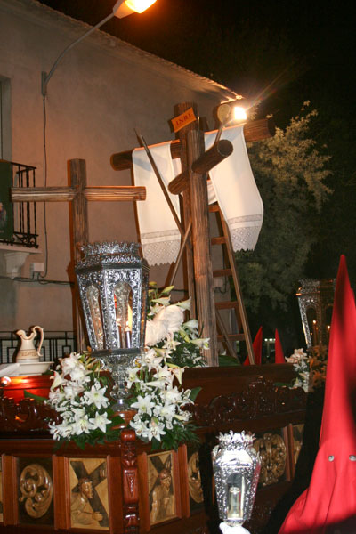 Membrilla se echa a la calle en la noche del Viernes Santo para vivir un esperado Santo Entierro