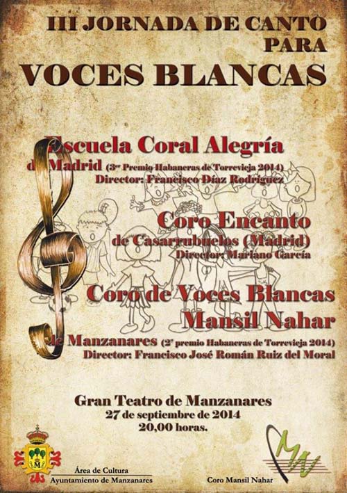 III Jornada de Canto para Voces Blancas organizada por el Coro Mansil Nahar