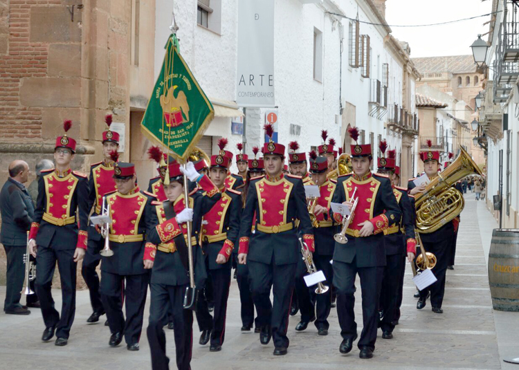 Las bandas San Juan Evangelista y Santa Verónica participaron en el X Certamen Provincial  celebrado en Infantes