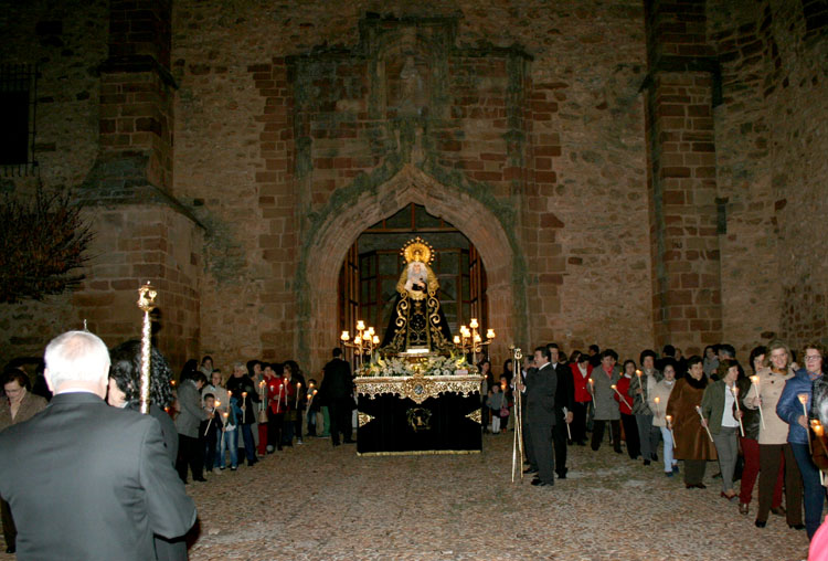 La Virgen de los Dolores estrena el calendario procesional de la Semana Santa de Membrilla