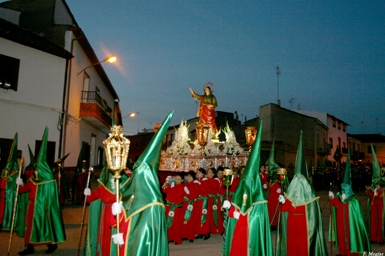 Membrilla vive su madrugá del Viernes Santo dentro de la Procesión del Encuentro