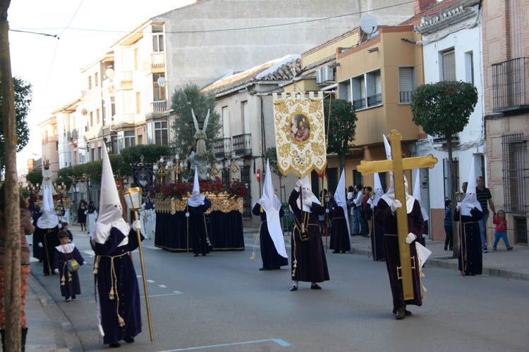 La Banda de Cornetas y Tambores Jesús Nazareno participa por segundo año en la Procesión de la Pasión de Cristo en Manzanares