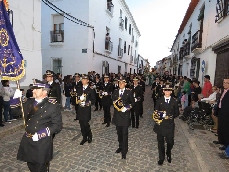 La Banda de Cornetas y Tambores Jesús Nazareno participa por segundo año en la Procesión de la Pasión de Cristo en Manzanares