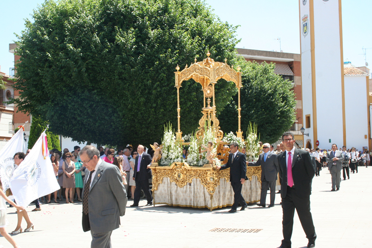 Membrilla vivió en el templo y en la calle el Corpus Chisti de Santa Teresa de Jesús 