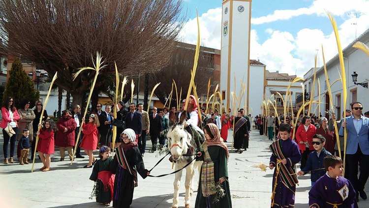 Los niños se convierten en los grandes protagonistas del Domingo de Ramos