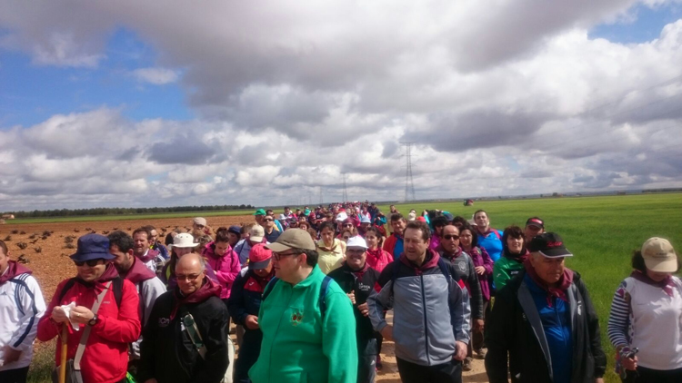 Parroquia de Santiago el Mayor de Membrilla: 270 peregrinos de la Misericordia caminan hasta Valdepeñas