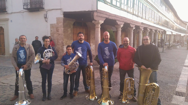 Alumnos de Membrilla participan en el I encuentro provincial de Trompa, Trombón, Tuba y Bombardino organizado por José Antonio Masegosa