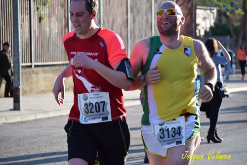 Gran grupo de atletas del C.A. Membrilla el que nos representó en la Carrera Popular de Manzanares