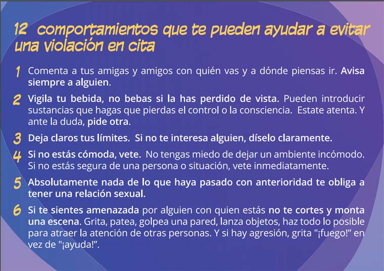 Los jóvenes de la región ya pueden acceder a los contenidos de la campaña de concienciación para prevenir la violación en cita 