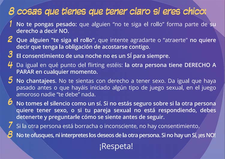 Los jóvenes de la región ya pueden acceder a los contenidos de la campaña de concienciación para prevenir la violación en cita 