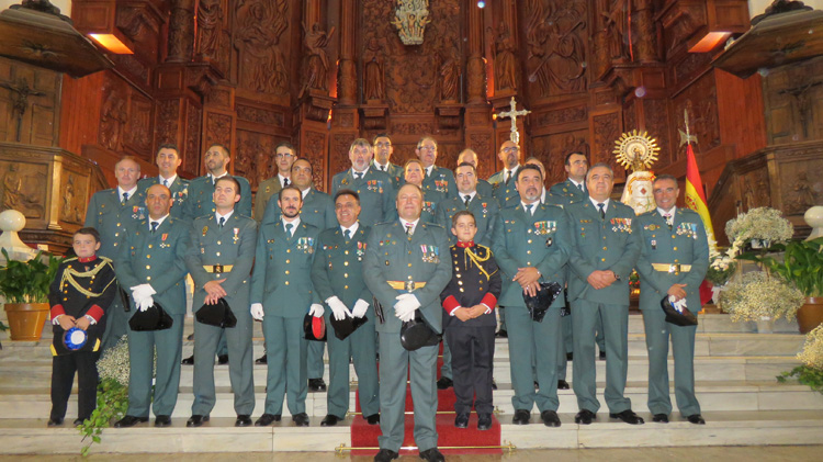 La Guardia Civil celebró el Día del Pilar con misa, reconocimientos y condecoraciones