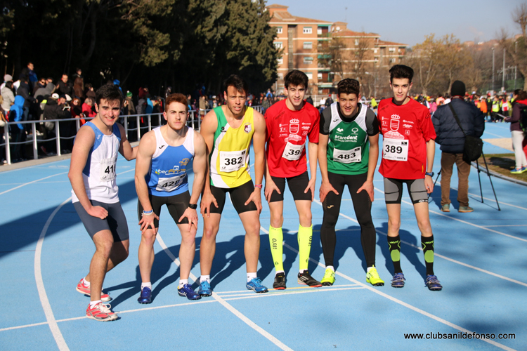 Buen estreno de los atletas del C.A. Membrilla en Pista Cubierta