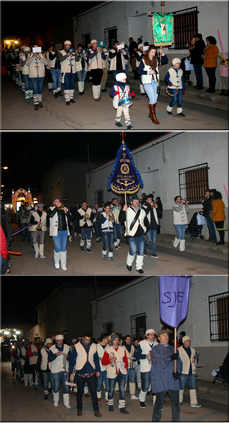 La Cabalgata de Reyes lleva un año más la música y la ilusión a las calles de Membrilla