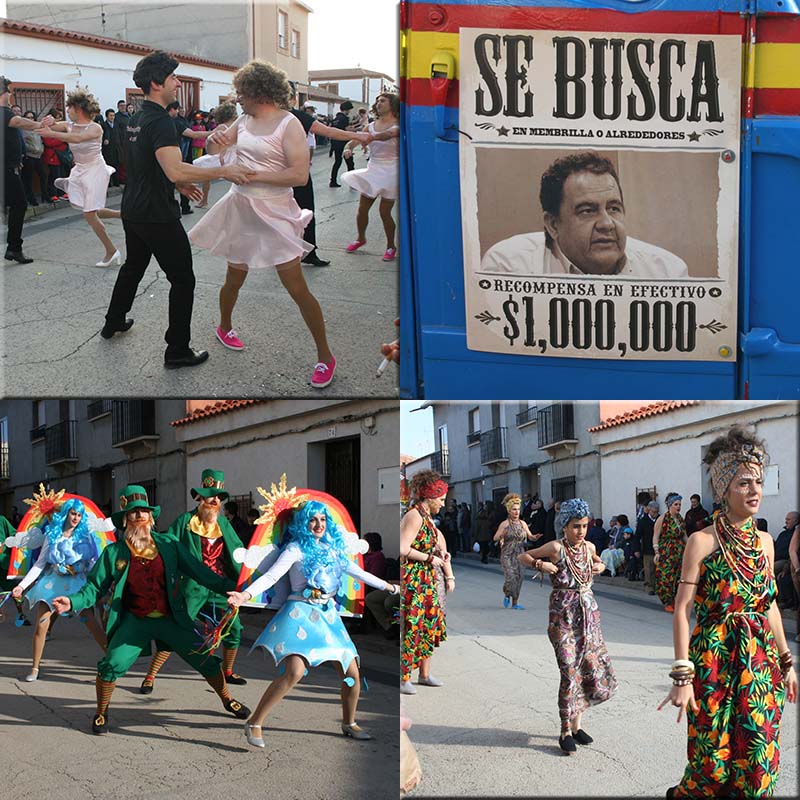 Fray Gotica y El Biberón se reparten los premios grandes del desfile del carnaval de Membrilla