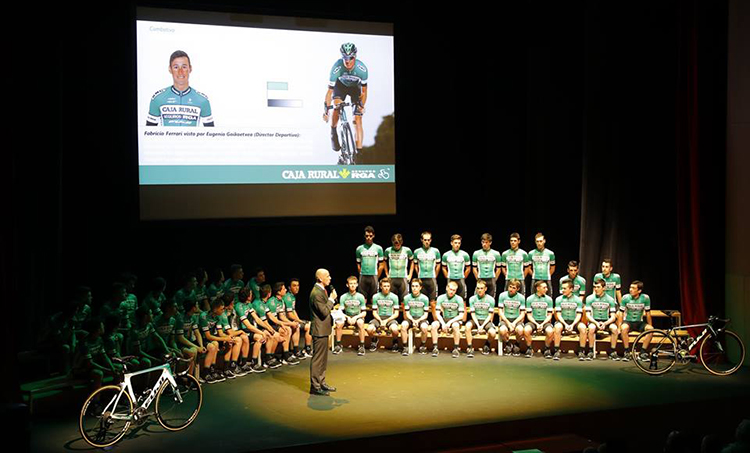 Sergio Pardilla, en la puesta de largo del proyecto 2017 de Caja Rural-Seguros RGA