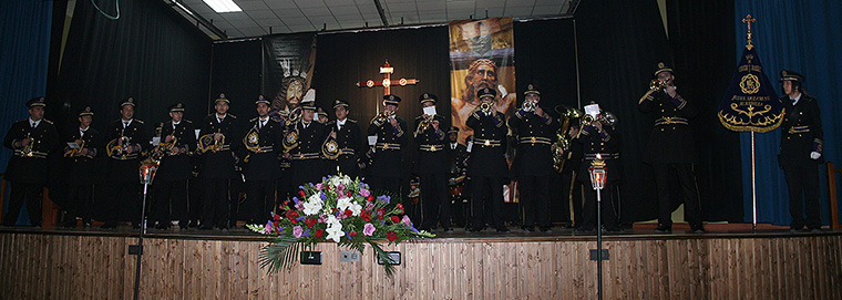 Los acordes nazarenos de Membrilla llegaron hasta Villarrubia en el marco del Certamen Provincial de Bandas