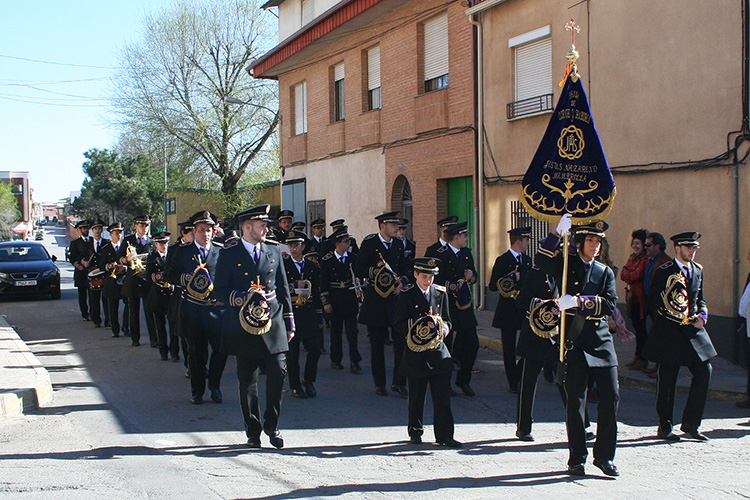 Los acordes nazarenos de Membrilla llegaron hasta Villarrubia en el marco del Certamen Provincial de Bandas