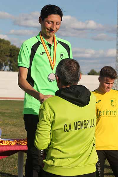 Los atletas del C.A. Membrilla cierran el provincial con otras ocho medallas