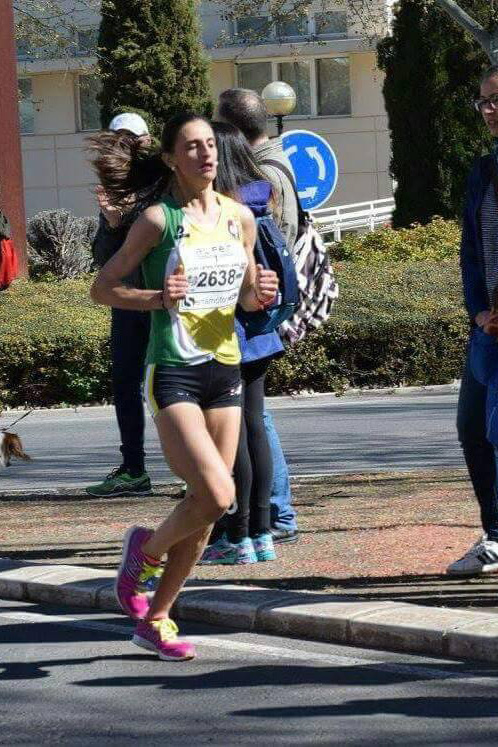 Mª José Cano representa al C.A. Membrilla en la 10km Nocturna de Gandía