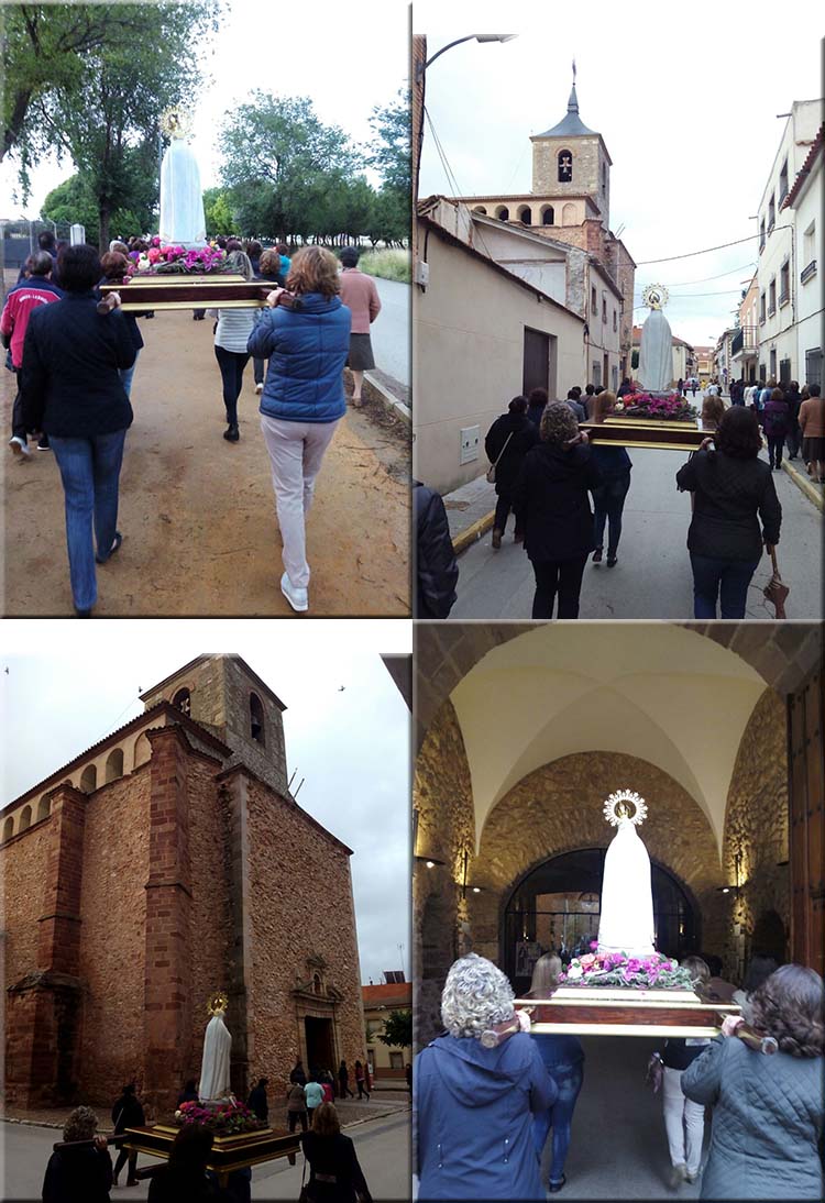 Membrilla celebra el Centenario de la Virgen de Fátima con un Rosario de la Aurora extraordinario