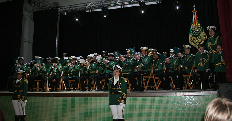 Orgullo de música cofrade en Membrilla bajo la borrasca Félix